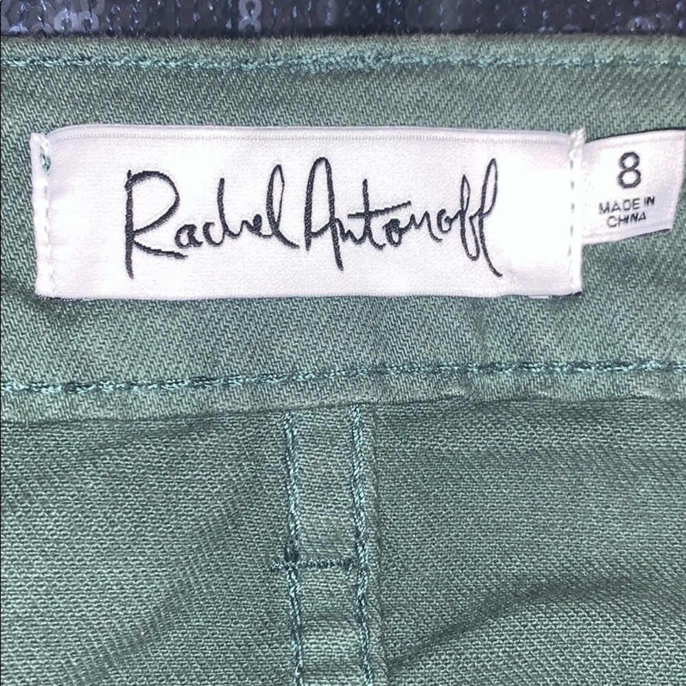Rachel Antonoff Carlotta Green  Denim Skirt Size 4 - Picture 10 of 10